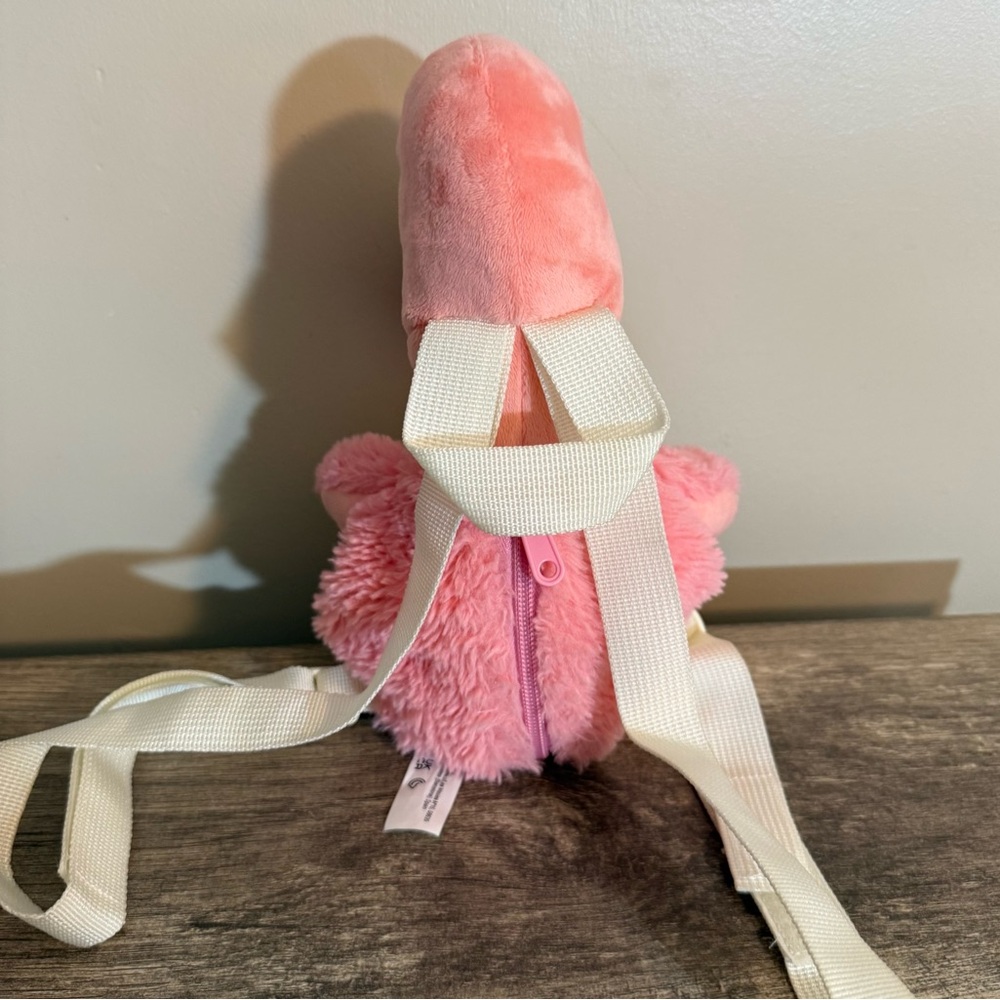 Chupa Chups Lollipop Pink Flamingo Plush Backpack Limited Edition - Picture 5 of 11